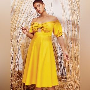 Eloquii Yellow Dress